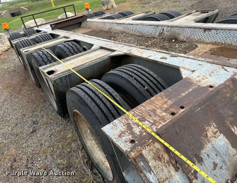 image for item DY0038 1985 Load King 504 DFP lowboy equipment trailer