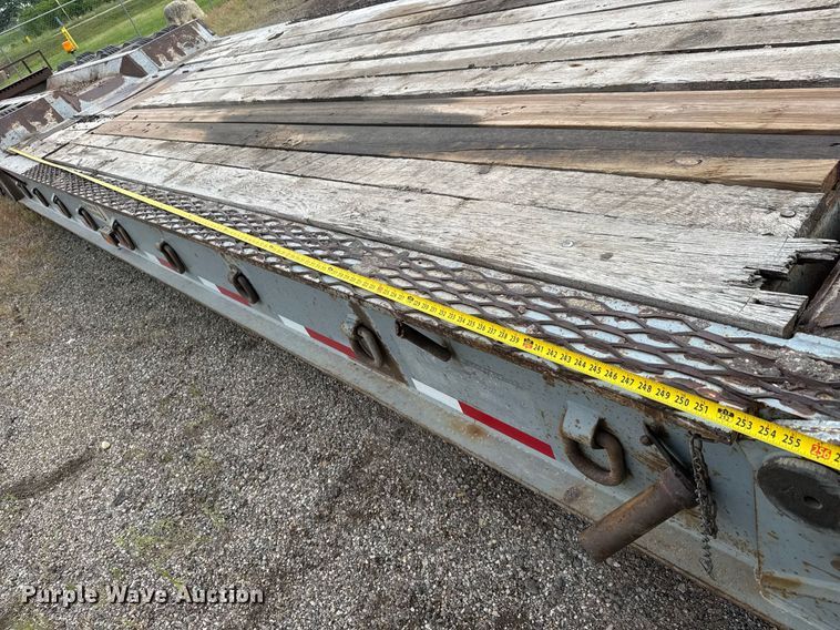 image for item DY0038 1985 Load King 504 DFP lowboy equipment trailer