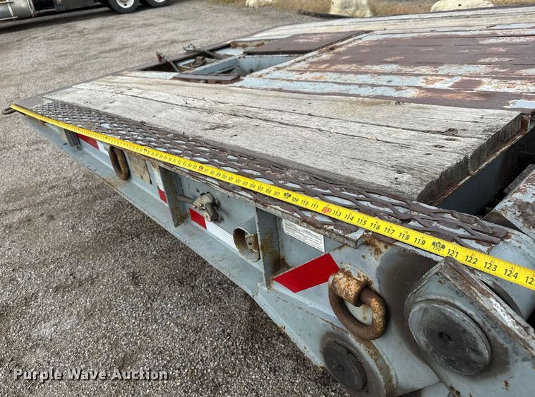 image for item DY0038 1985 Load King 504 DFP lowboy equipment trailer