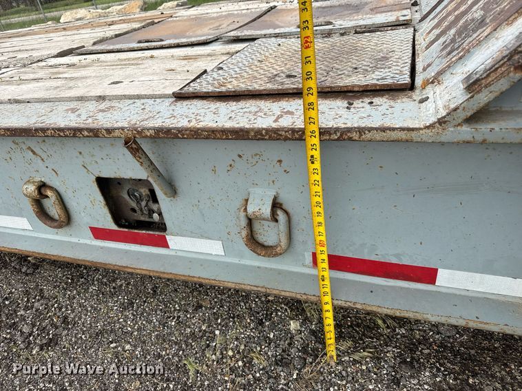 image for item DY0038 1985 Load King 504 DFP lowboy equipment trailer