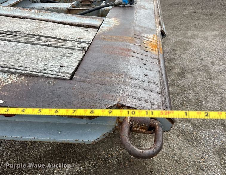 image for item DY0038 1985 Load King 504 DFP lowboy equipment trailer