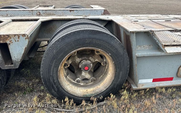 image for item DY0038 1985 Load King 504 DFP lowboy equipment trailer
