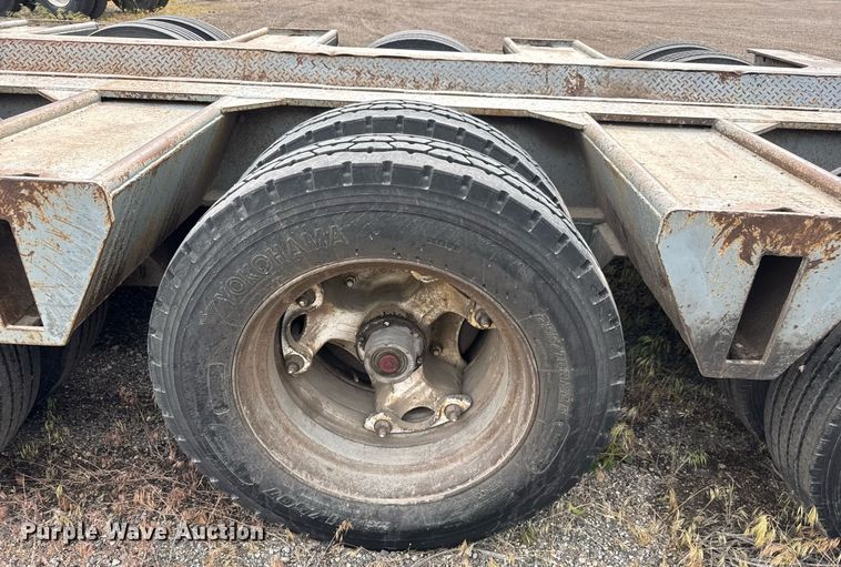 image for item DY0038 1985 Load King 504 DFP lowboy equipment trailer