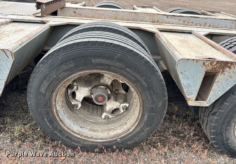 image for item DY0038 1985 Load King 504 DFP lowboy equipment trailer