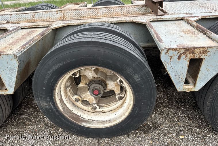 image for item DY0038 1985 Load King 504 DFP lowboy equipment trailer