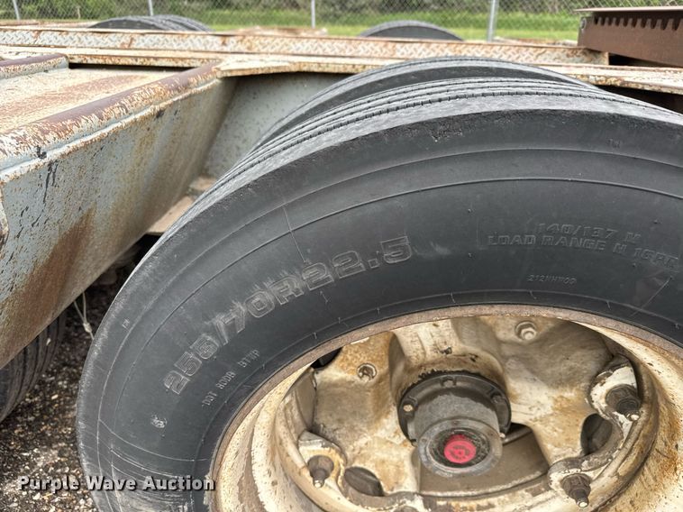 image for item DY0038 1985 Load King 504 DFP lowboy equipment trailer