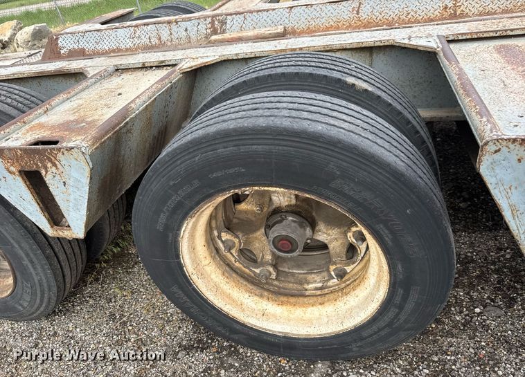 image for item DY0038 1985 Load King 504 DFP lowboy equipment trailer