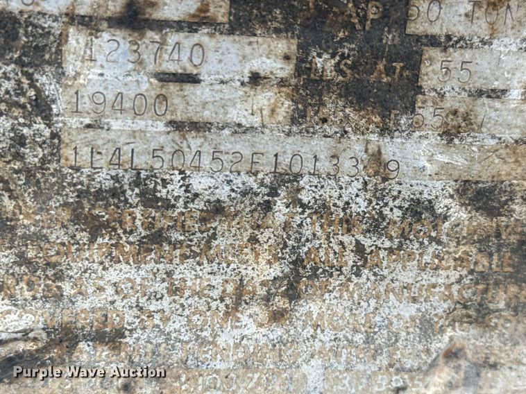 image for item DY0038 1985 Load King 504 DFP lowboy equipment trailer