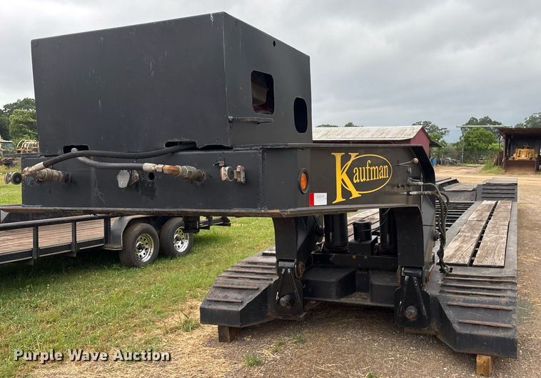 image for item DY0507 2011 Kaufman lowboy equipment trailer