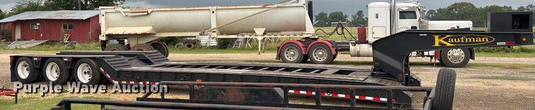 image for item DY0507 2011 Kaufman lowboy equipment trailer