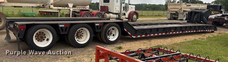 image for item DY0507 2011 Kaufman lowboy equipment trailer