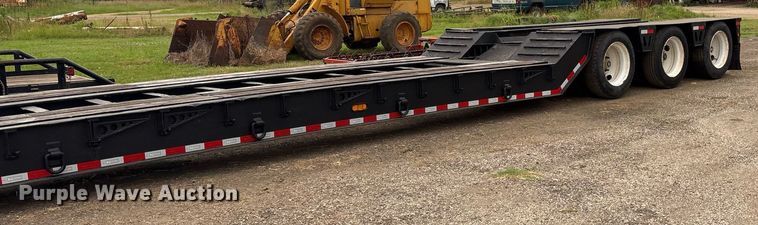 image for item DY0507 2011 Kaufman lowboy equipment trailer