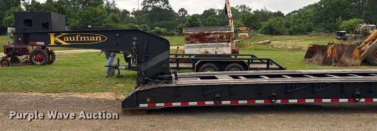 image for item DY0507 2011 Kaufman lowboy equipment trailer