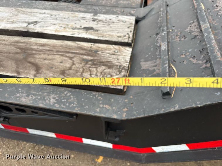 image for item DY0507 2011 Kaufman lowboy equipment trailer