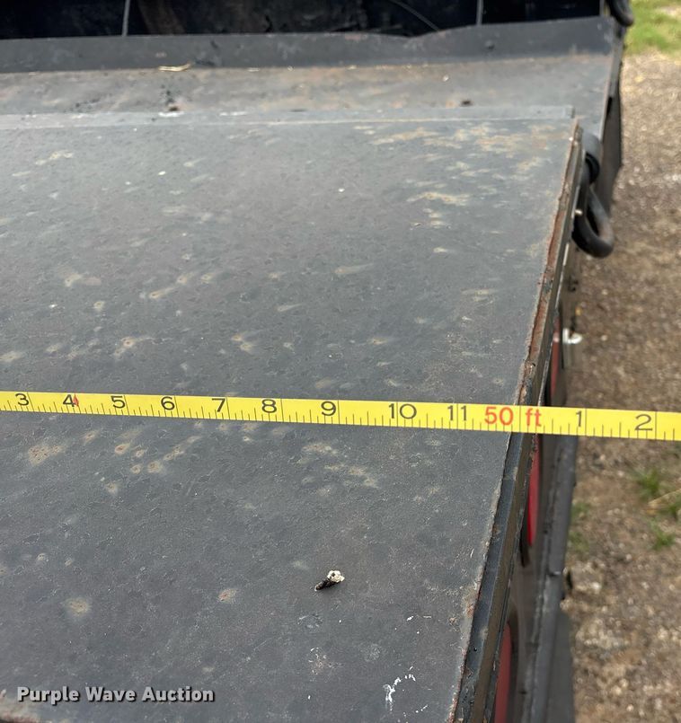 image for item DY0507 2011 Kaufman lowboy equipment trailer