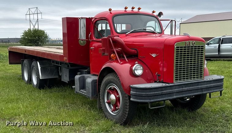 image for item EC7969 1964 REO E330 rollback truck