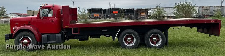 image for item EC7969 1964 REO E330 rollback truck