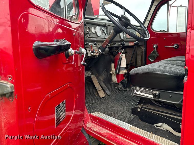 image for item EC7969 1964 REO E330 rollback truck