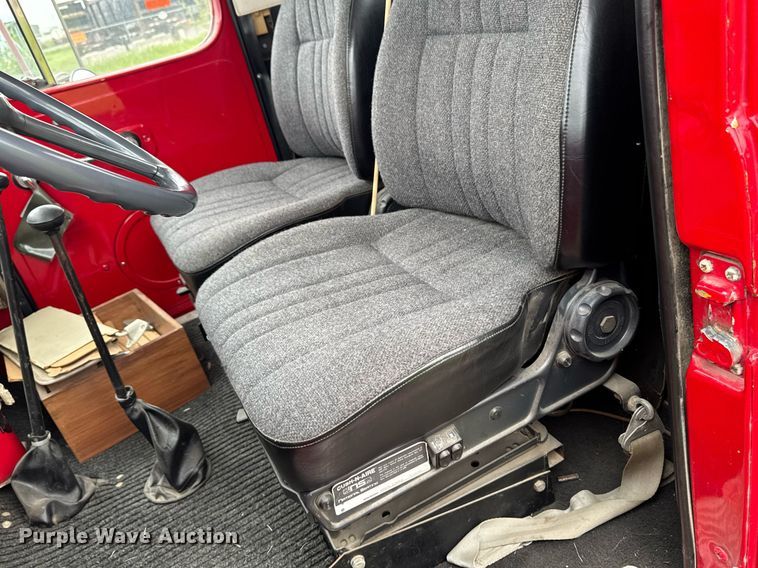 image for item EC7969 1964 REO E330 rollback truck