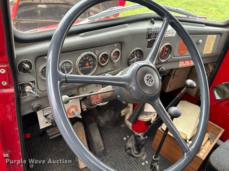 image for item EC7969 1964 REO E330 rollback truck