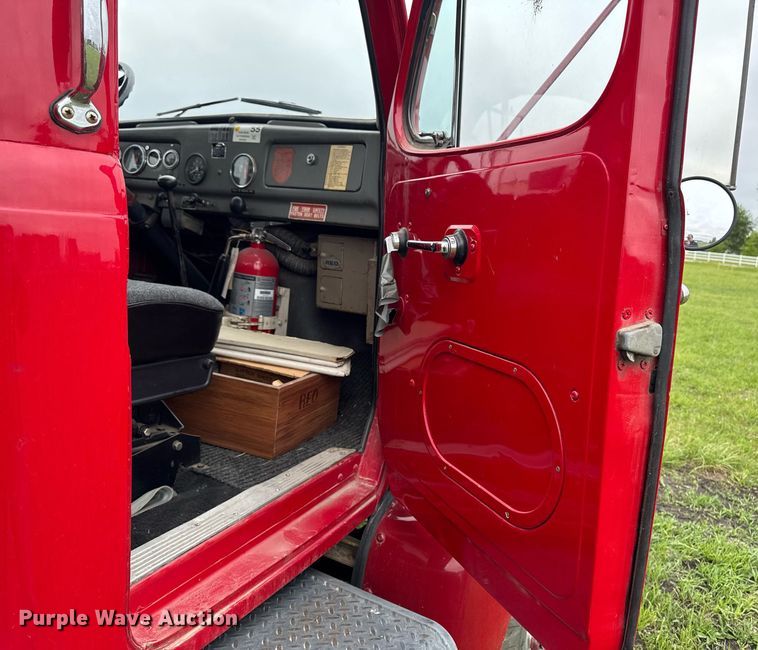 image for item EC7969 1964 REO E330 rollback truck