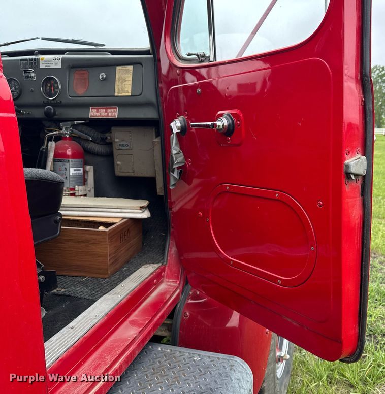 image for item EC7969 1964 REO E330 rollback truck