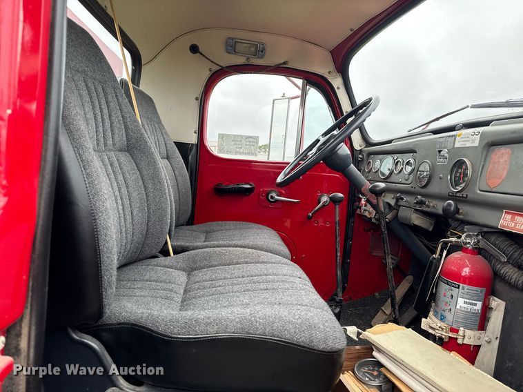 image for item EC7969 1964 REO E330 rollback truck