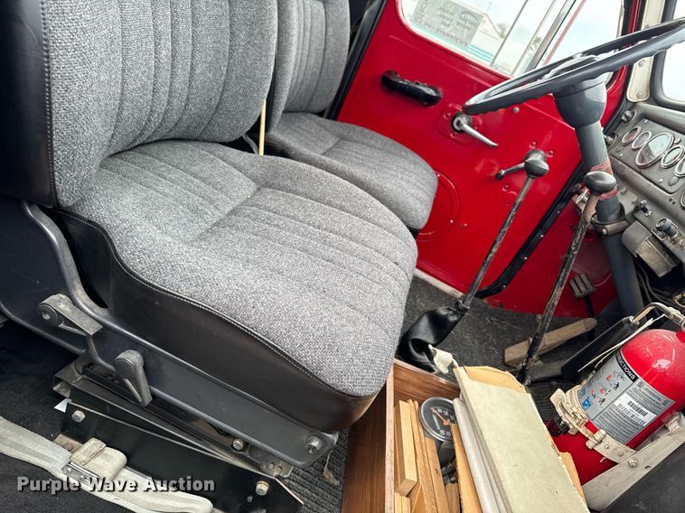 image for item EC7969 1964 REO E330 rollback truck