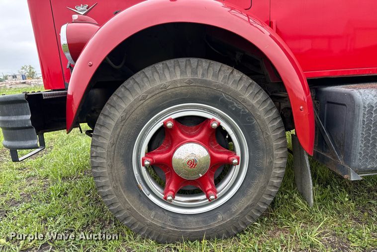 image for item EC7969 1964 REO E330 rollback truck