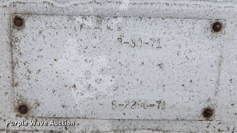 image for item ED2026 1971 Custom tank trailer