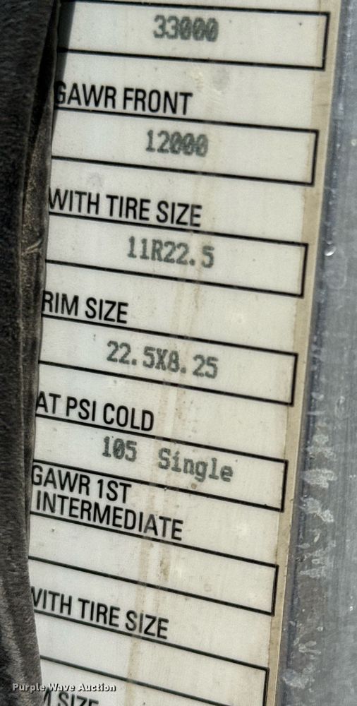 image for item ED5670 2019 Peterbilt 337 truck cab and chassis