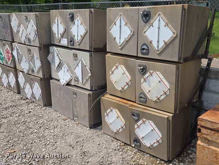 image for item EF1482 (6) aluminum toolboxes
