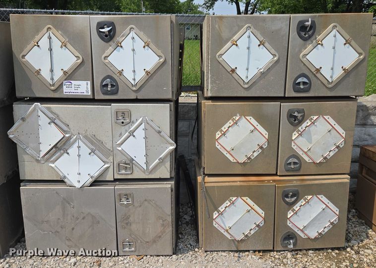image for item EF1482 (6) aluminum toolboxes