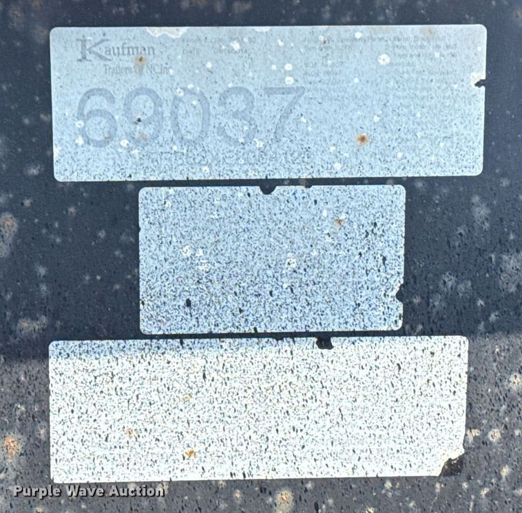 image for item EG5764 2014 Kaufman lowboy equipment trailer