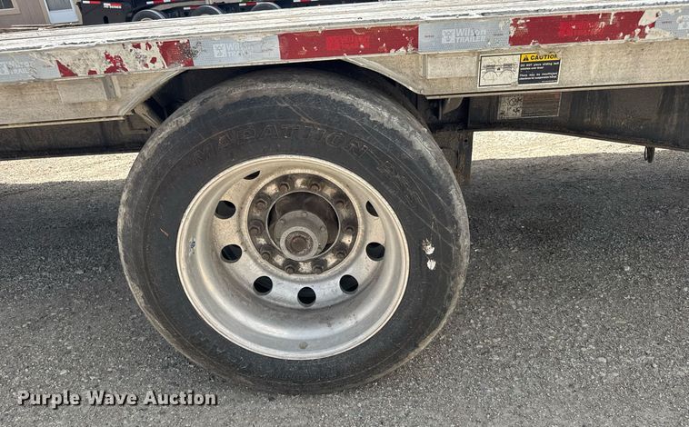 image for item EG6464 2016 Wilson CT-1080 drop deck equipment trailer