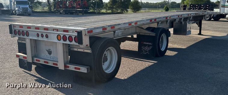 image for item EG6587 2015 Manac flatbed trailer