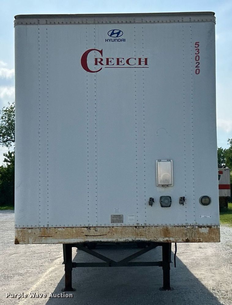 image for item EK8117 2007 Hyundai dry van trailer