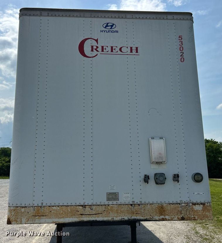 image for item EK8117 2007 Hyundai dry van trailer