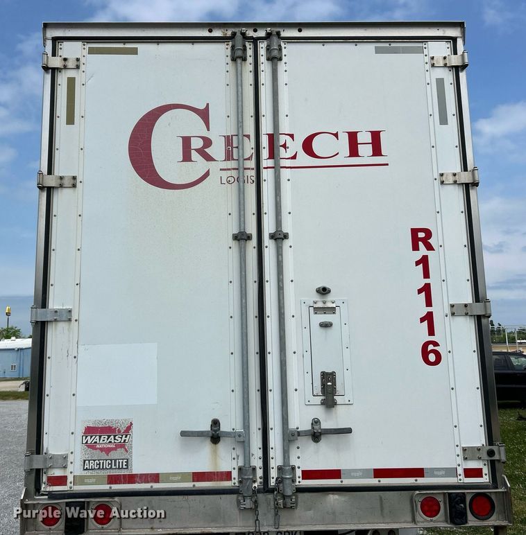 image for item EK8118 2011 Wabash refrigerated van trailer