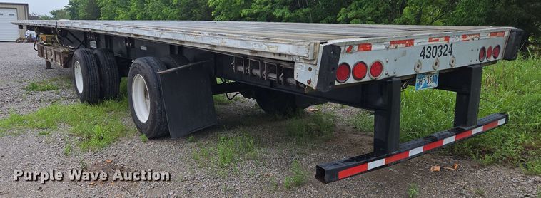 image for item EL2065 2006 Transcraft Eagle II flatbed trailer