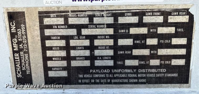 image for item EM2508 1999 Roadmaster G440 bottom dump trailer