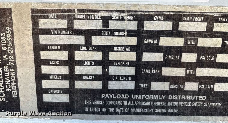 image for item EM2508 1999 Roadmaster G440 bottom dump trailer