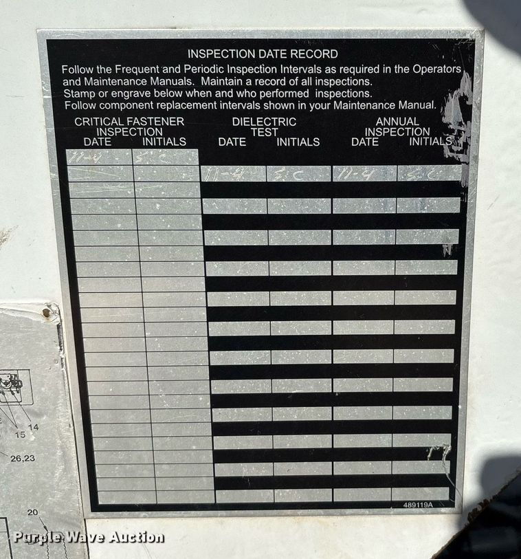 image for item EM2588 2004 Ford F750 Super Duty bucket truck