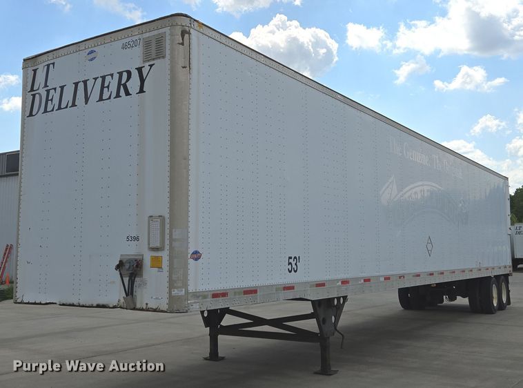 image for item EM7283 2007 Utility Trailer Manufacturer dry van trailer