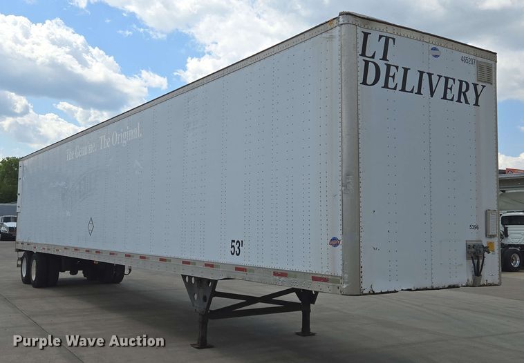 image for item EM7283 2007 Utility Trailer Manufacturer dry van trailer