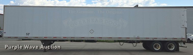 image for item EM7283 2007 Utility Trailer Manufacturer dry van trailer