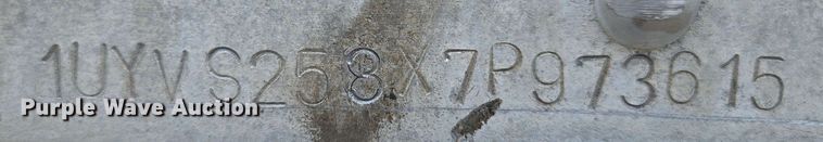 image for item EM7283 2007 Utility Trailer Manufacturer dry van trailer