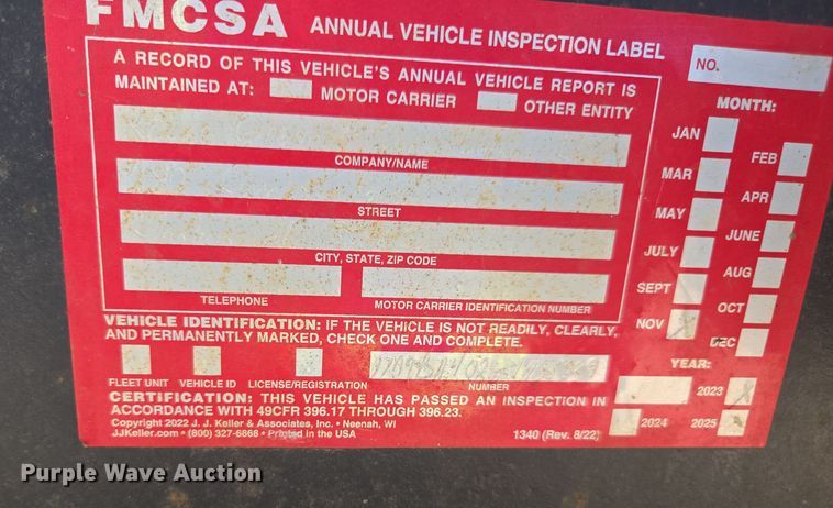 image for item YA0551 2018 Magnolia log trailer