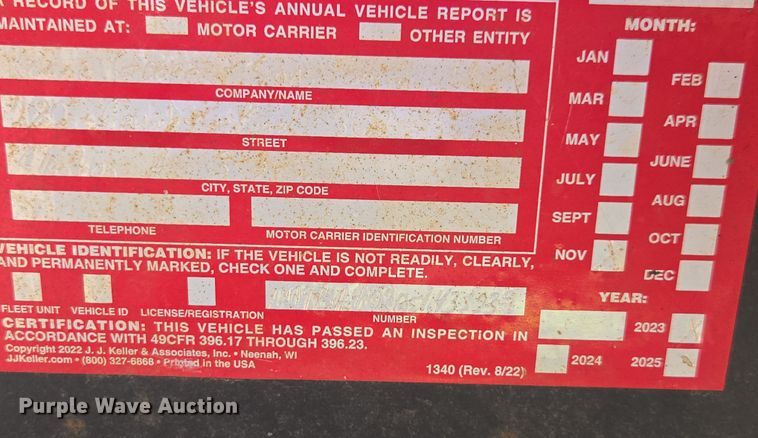 image for item YA0551 2018 Magnolia log trailer