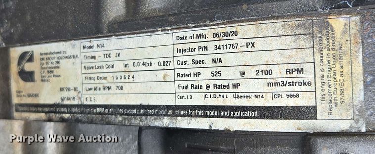 image for item YA0571 2000 Kenworth W900 semi truck